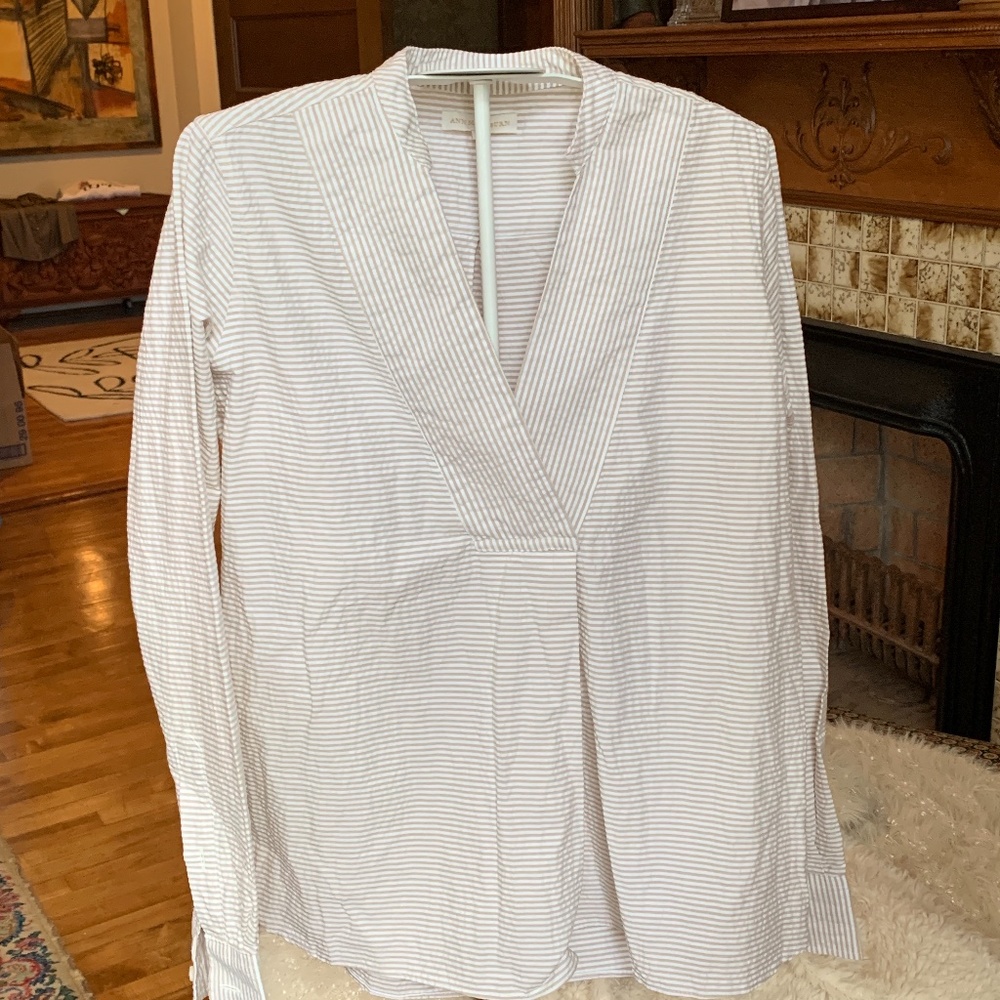 Ann Mashburn‎ cotton blouse. Worn once. 250 retail